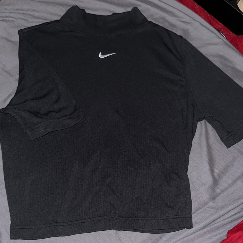 Nike Black Short Sleeve Turtleneck